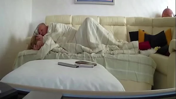 Boss invited his sexy young secretary Frina to visit his apartment, in bedroom on couch he fucked pussy in missionary position and doggystyle, and cum twice. Old young. Boss and secretary. Fingering dick. Handjob cock. Masturbation