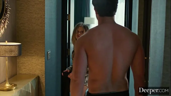 Deeper. Curvy beauty Lena Paul gets DPed and fucked hard