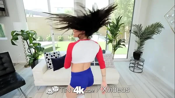 TINY4K Petite Mickey Violet Gets Thick Cum Dumped In Her Mouth