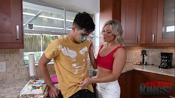 FilthyTaboo - Hot Blonde Milf Lets Her Stepson Fuck Her Good For Labor Day