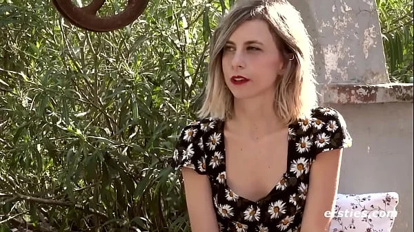 Ersties - Cintia Fingers Herself Outside