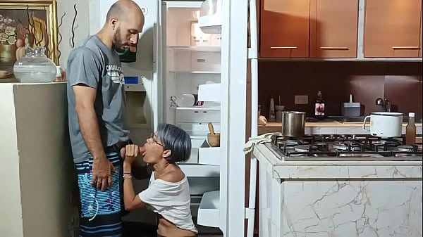 I enjoy when my husband is away and I behave like a big whore with my stepson.